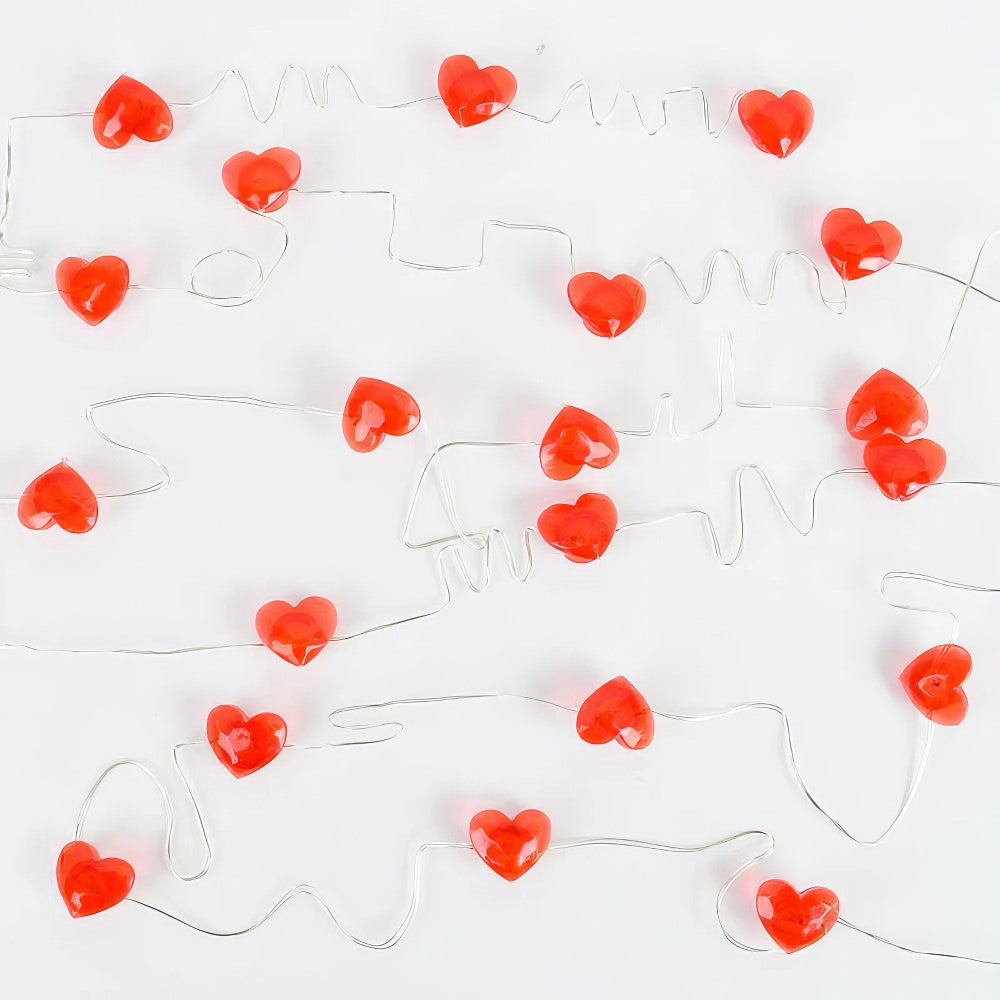 Little Red Hearts Fairy String Lights SUB CATEGORY_String Lights