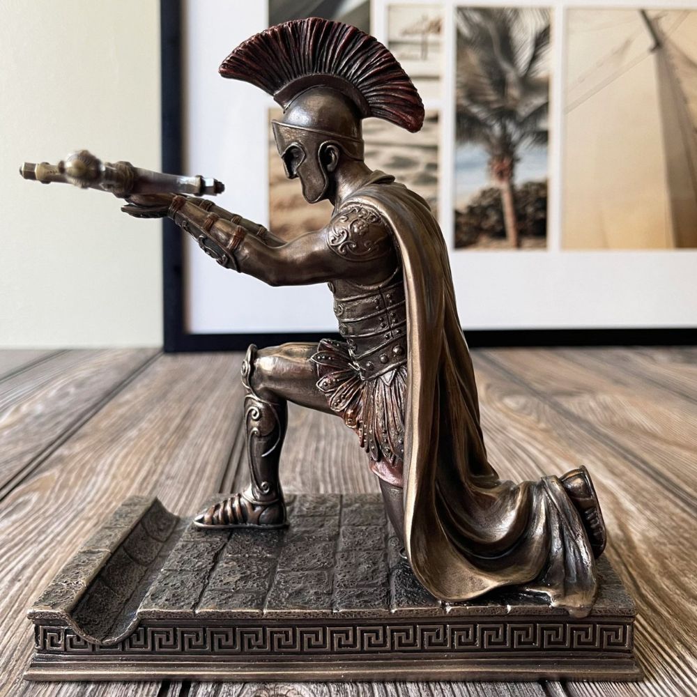 Greek Hoplite Warrior Statue