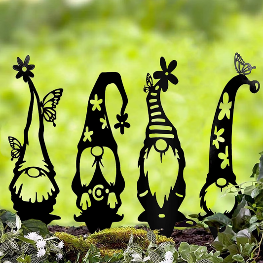 Adorables nains de jardin (4 pièces)
