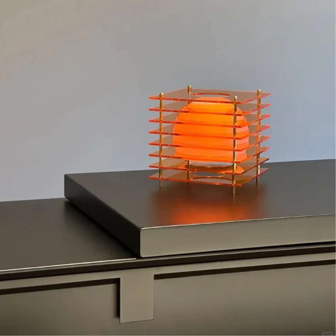 DIY 16-Color Rechargeable Acrylic Mood Lamp