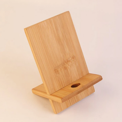 Bamboo Wood Phone Stand (BLACKLIST)