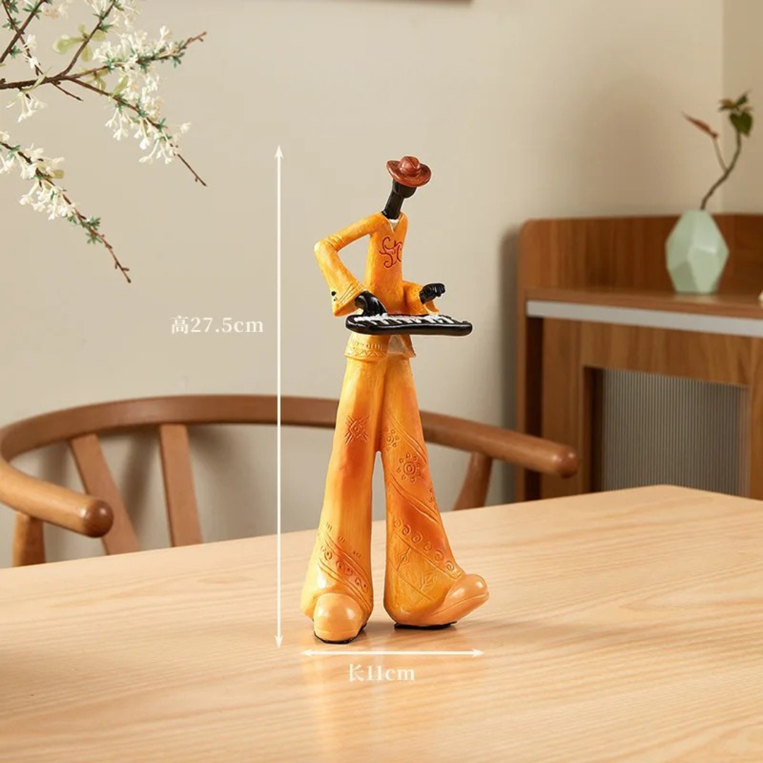 Musical Instrument Band Decor - Resin Living Room Sculpture Figurine Living Room Music music lover gift resin sculpture home decor Sculpture