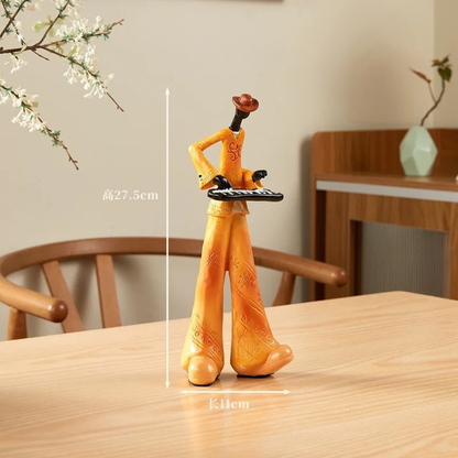 Musical Instrument Band Decor - Resin Living Room Sculpture Figurine Living Room Music music lover gift resin sculpture home decor Sculpture