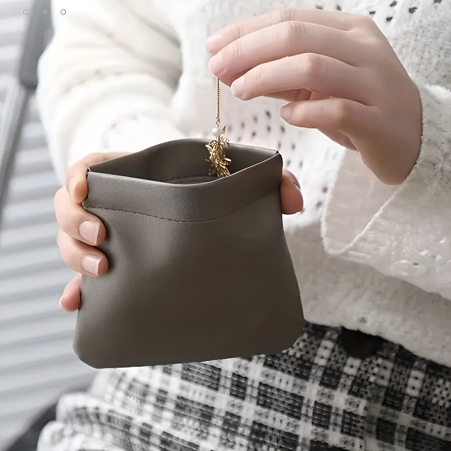 Mini bolsa para cosméticos e armazenamento