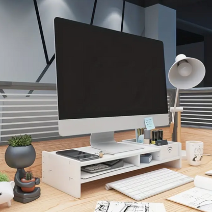 Organisateur de bureau pour support de moniteur