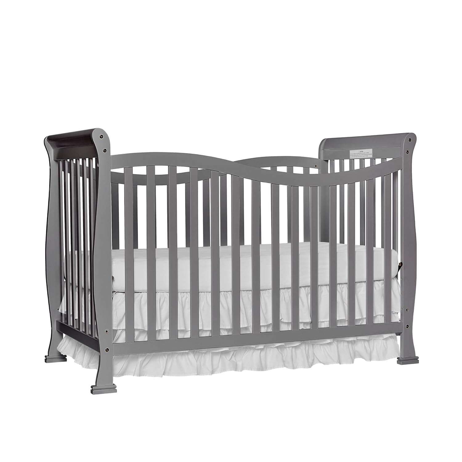 Violet 7-In-1 Convertible Life Style Crib in Cherry, Greenguard Gold Certified, 4 Mattress Height Settings, Made of Sustainable New Zealand Pinewood Baby Products Cribs Furniture Infant & Toddler Beds Nursery