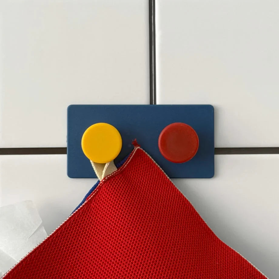 Matte Colorblock ABS Decorative Hooks