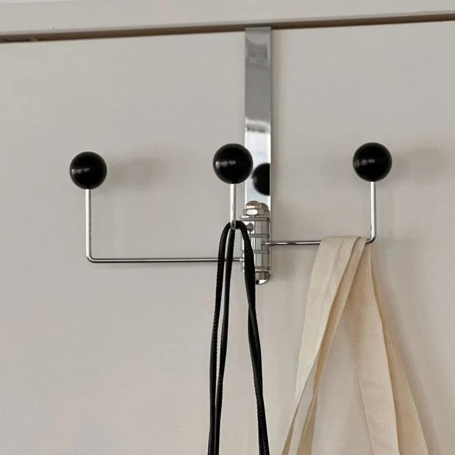 Smooth Ball Tip Metal Over-the-Door Hook
