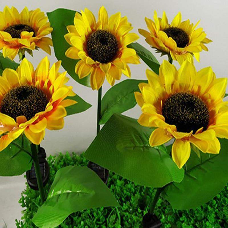 2pcs Solar LED Sunflower