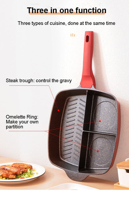 3-in-1 Non Stick Frying Pan