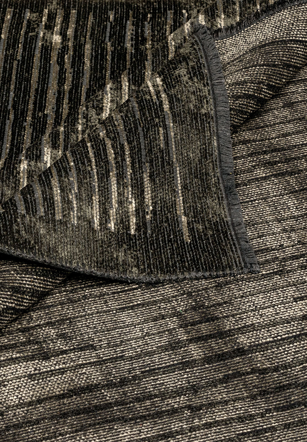 Stripe Beige - Anthracite Rug