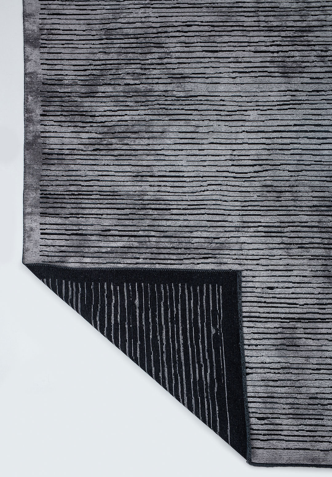 Stripe Black - Light Grey Rug