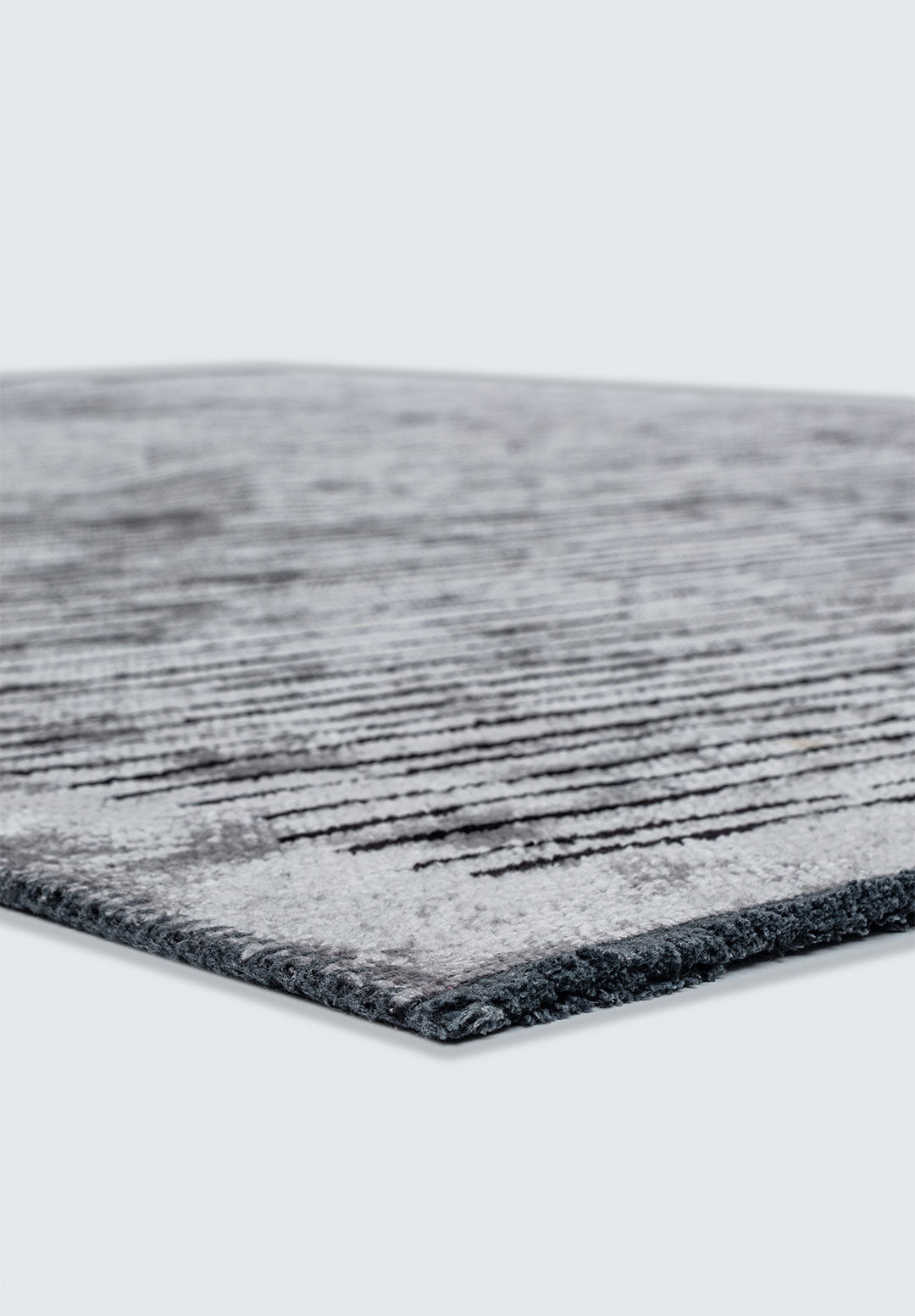 Stripe Black - Light Grey Rug