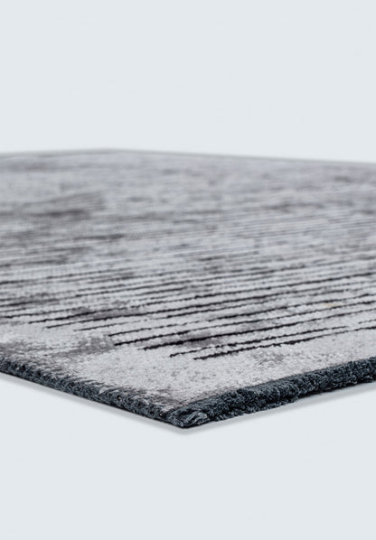 Stripe Black - Light Grey Rug