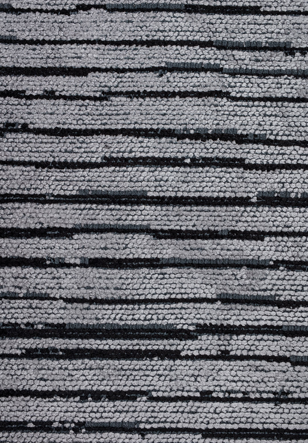 Stripe Black - Light Grey Rug