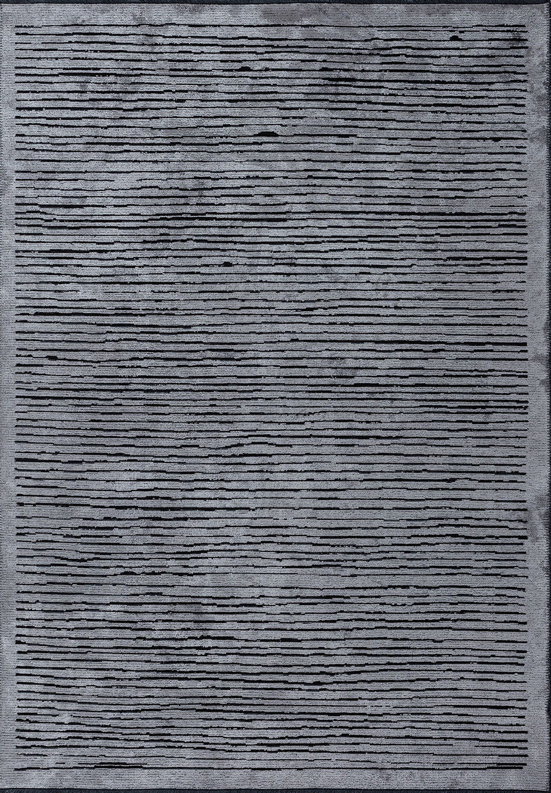 Stripe Black - Light Grey Rug