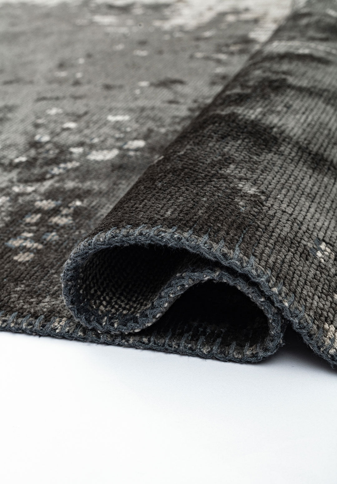 Paint Anthracite - Beige Rug