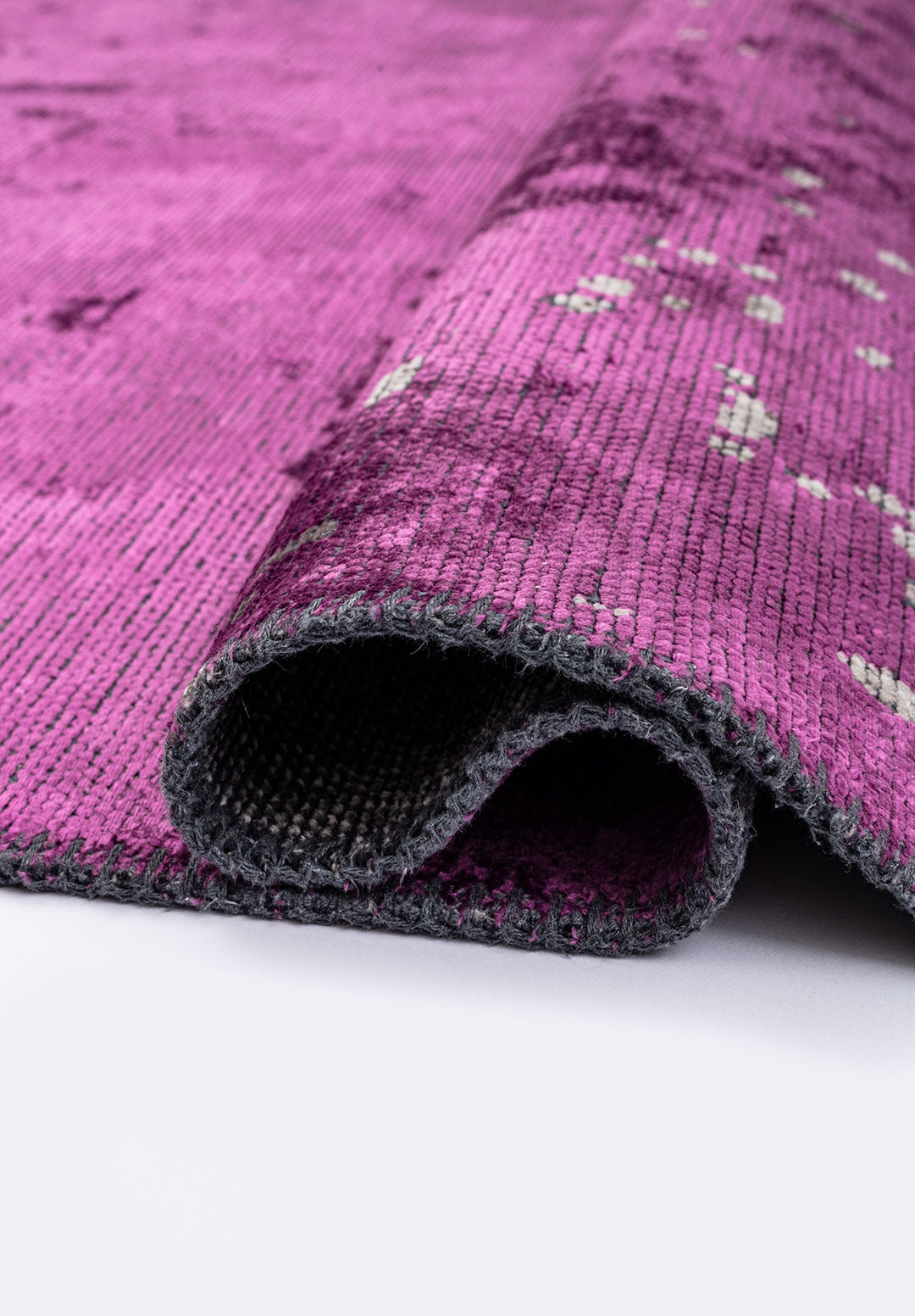 Paint Purple - Grey Rug