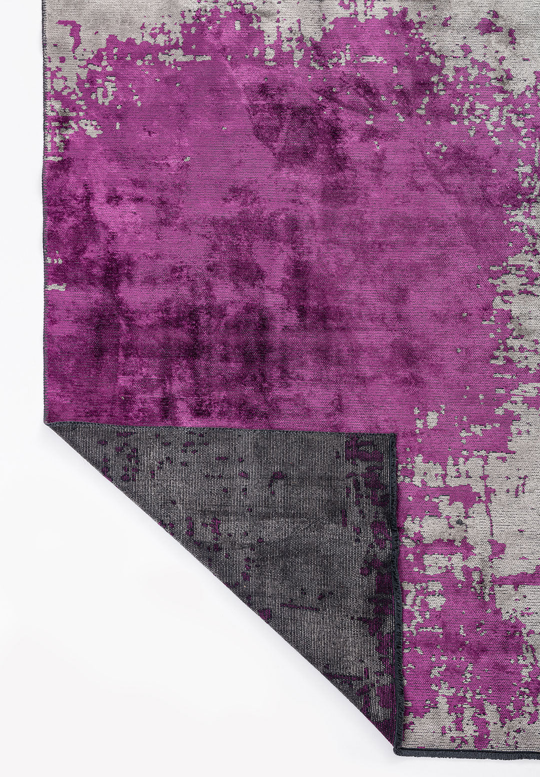 Paint Purple - Grey Rug