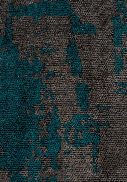 Paint Dark Turquoise - Anthracite Rug