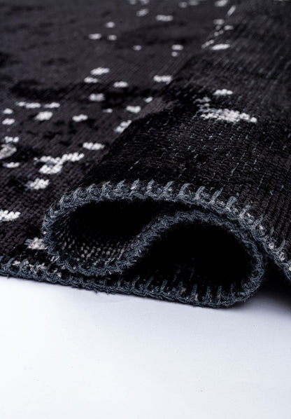 Paint Black - Light Grey Rug