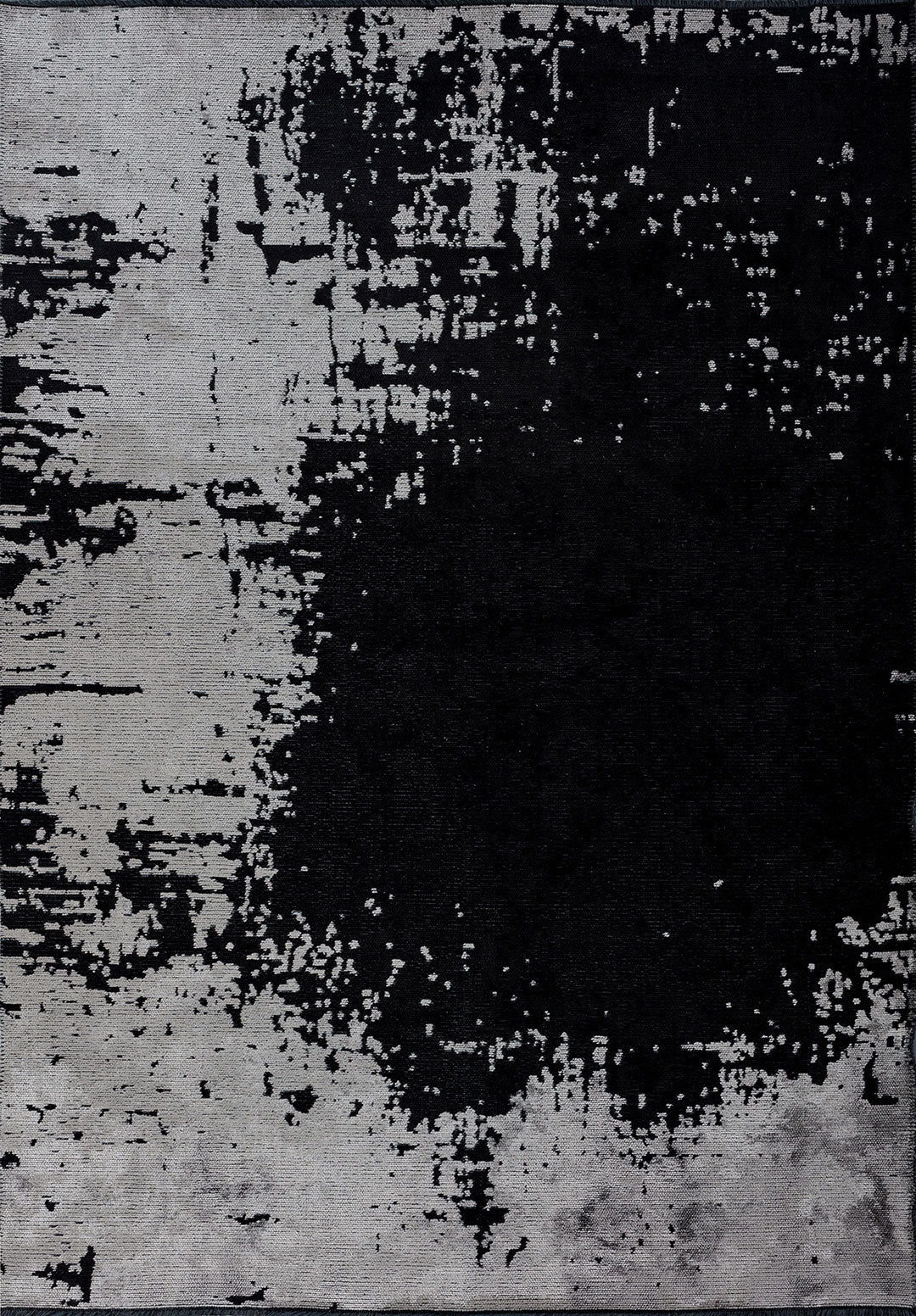 Paint Black - Light Grey Rug