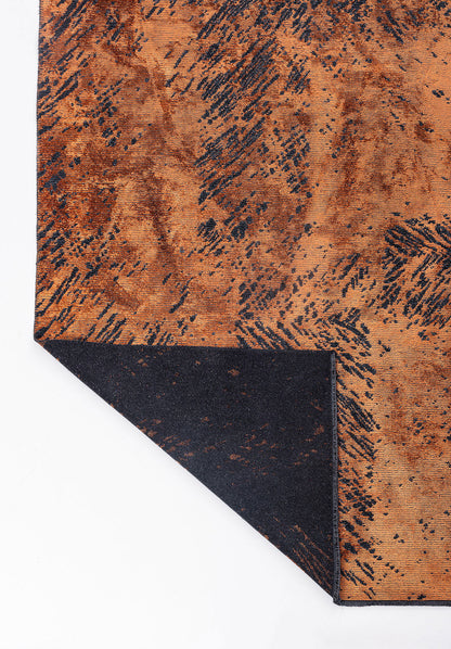 Rustic Terra - Matte Black Rug