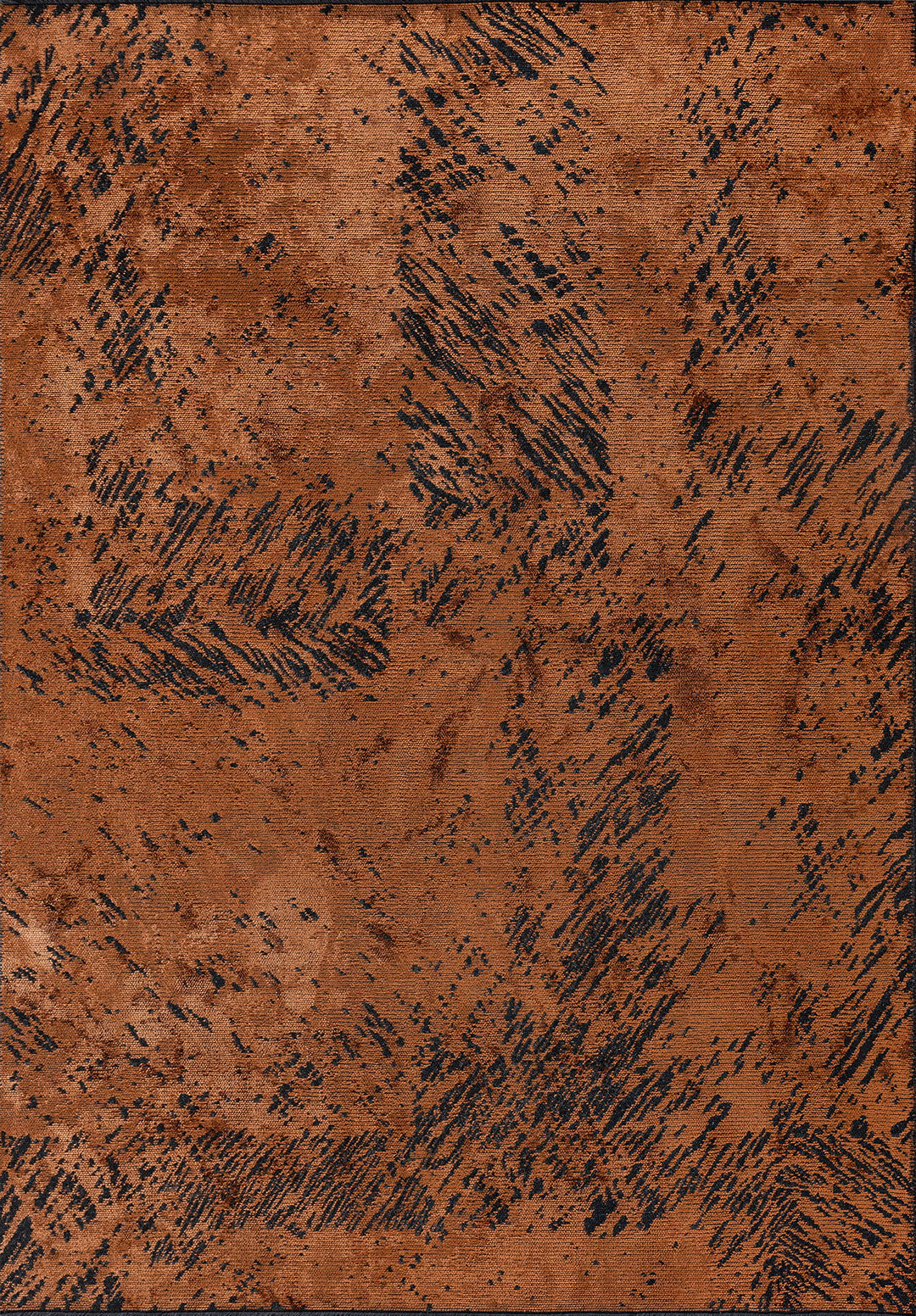 Rustic Terra - Matte Black Rug