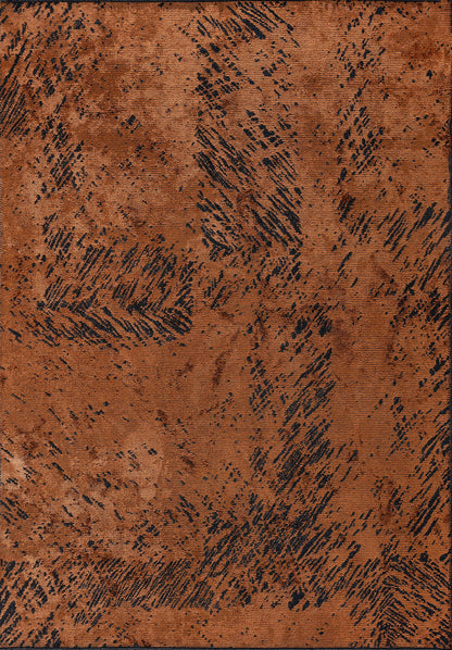 Rustic Terra - Matte Black Rug