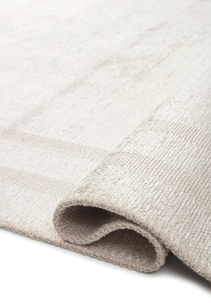 Parallel Border Ecru Rug