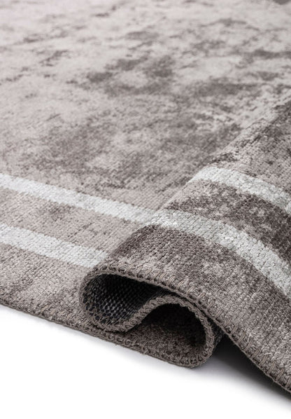 Parallel Border Dark Grey - Light Grey Rug