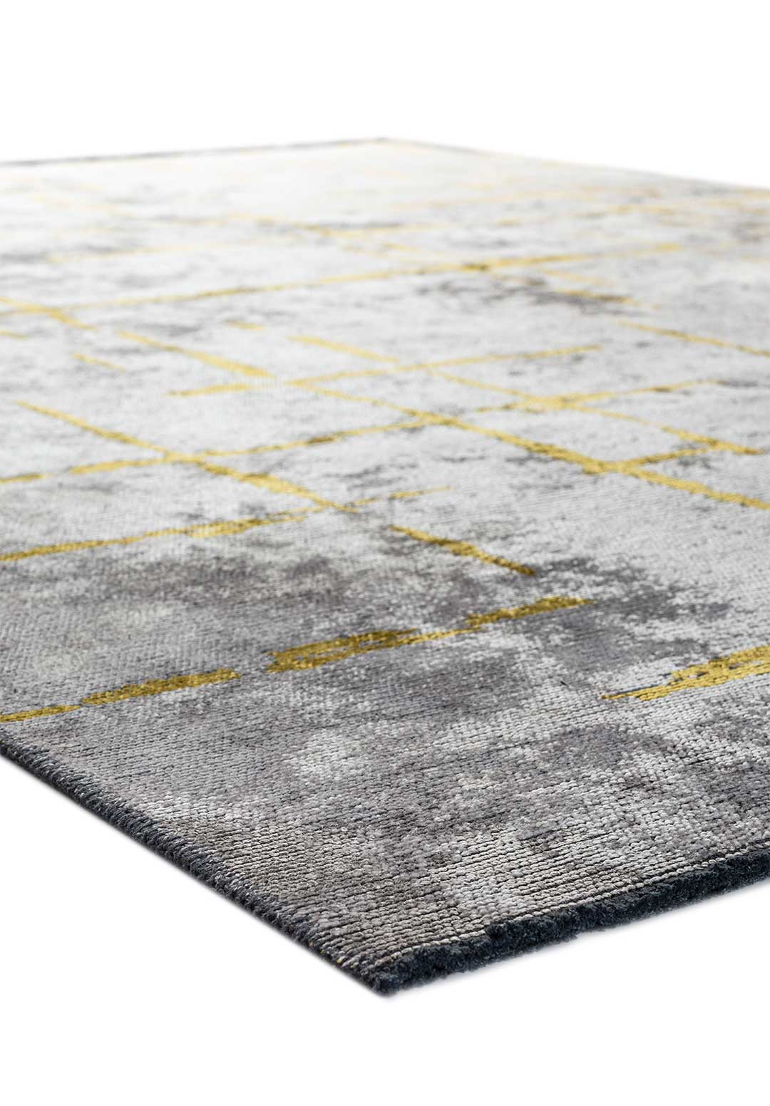 Mark Yellow - Light Grey Rug
