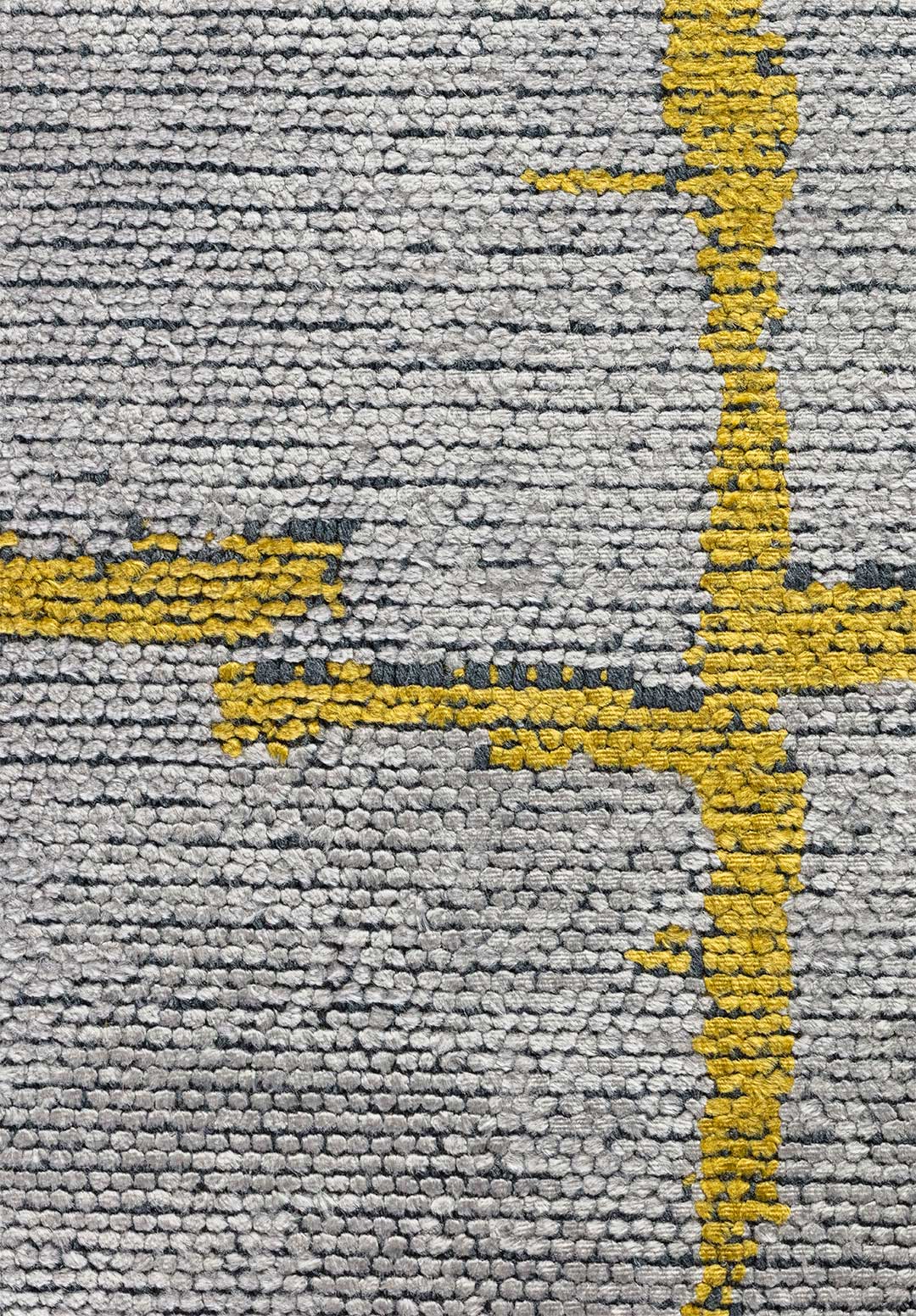 Mark Yellow - Light Grey Rug