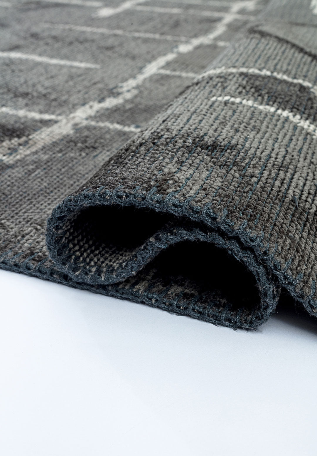 Mark Light Cream - Anthracite Rug