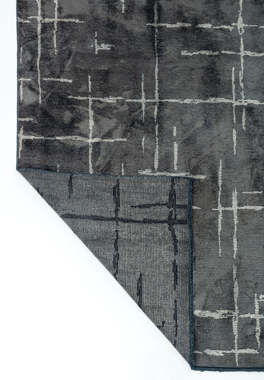 Mark Light Cream - Anthracite Rug