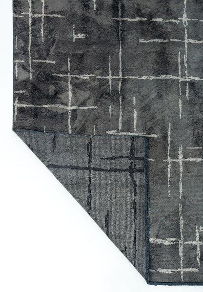 Mark Light Cream - Anthracite Rug