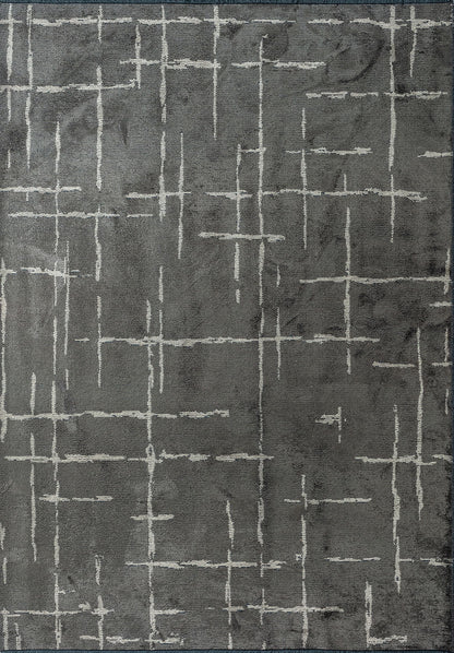Mark Light Cream - Anthracite Rug
