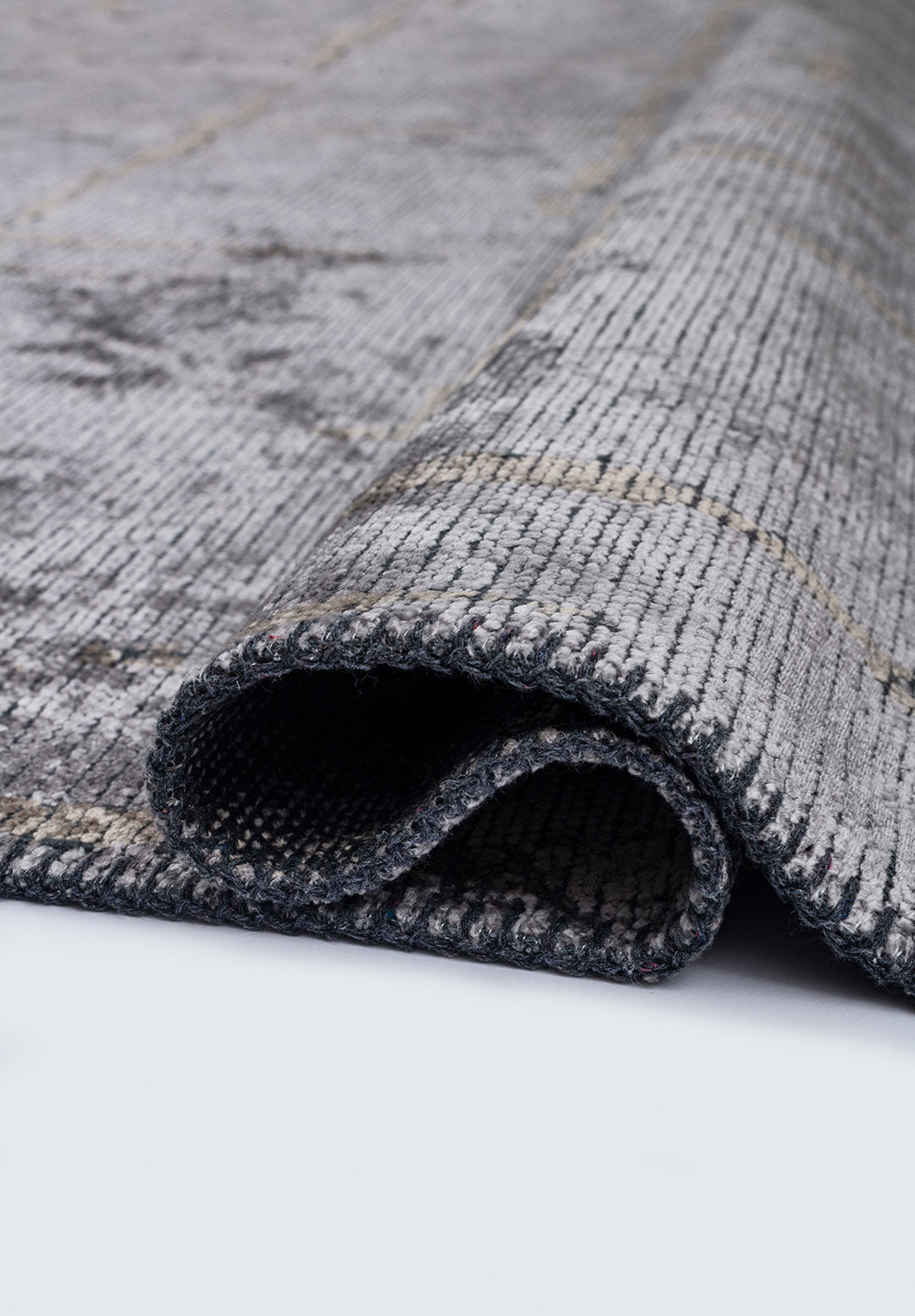 Mark Beige - Dark Grey Rug