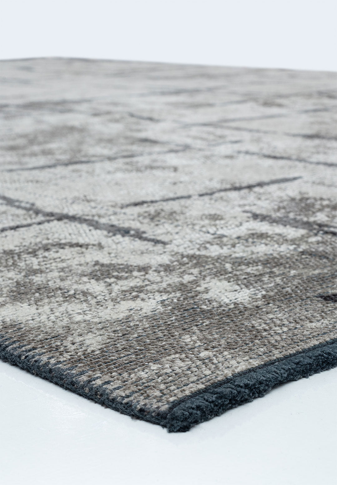 Mark Anthracite - Beige Rug