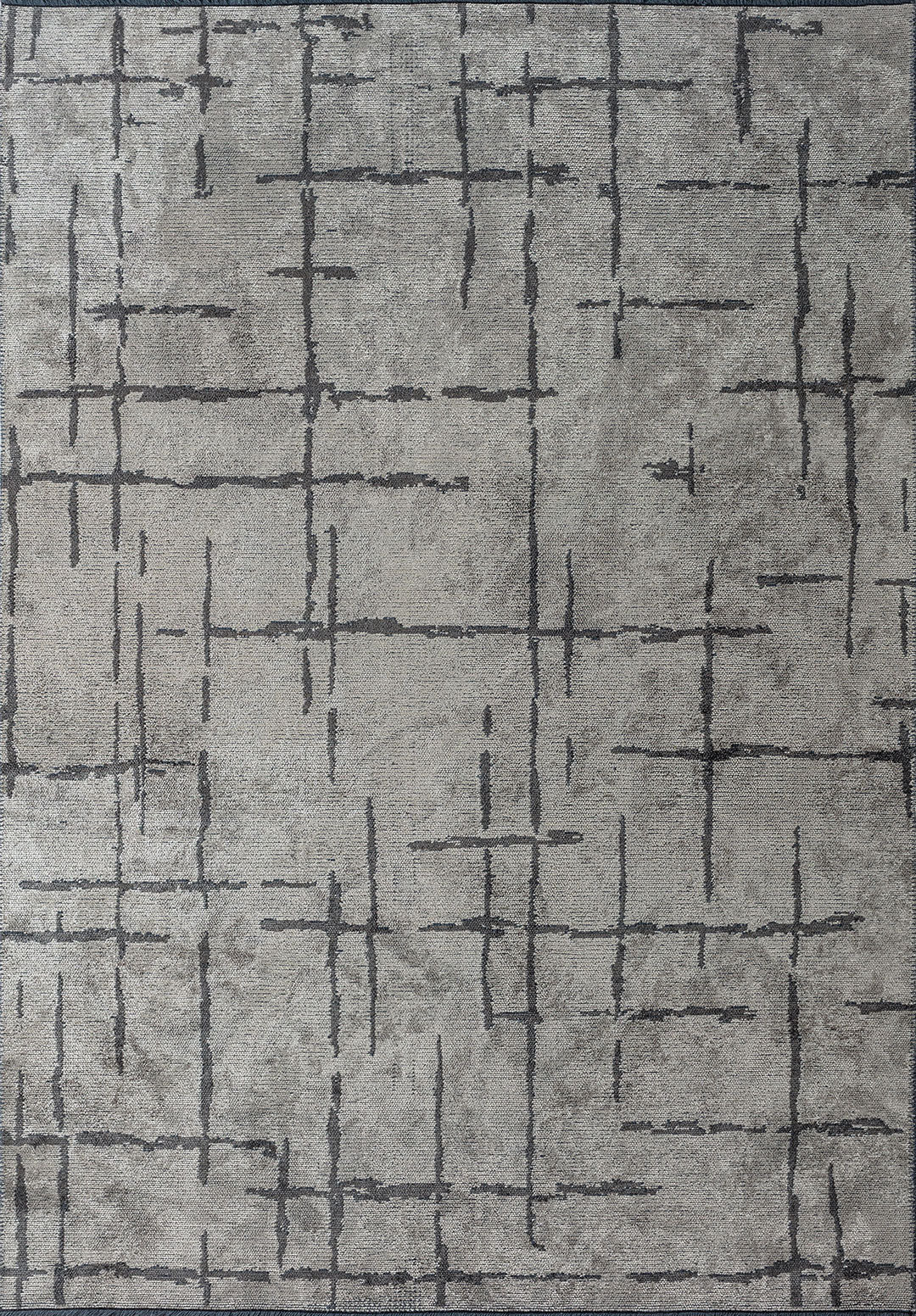 Mark Anthracite - Beige Rug