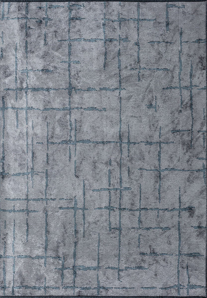 Mark Blue - Light Grey Rug