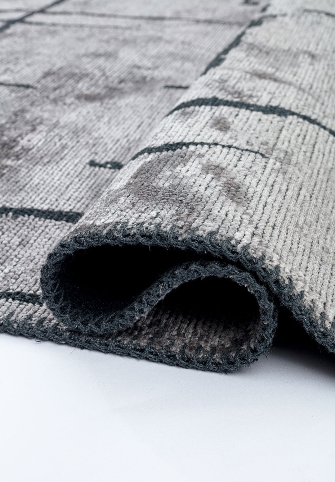 Mark Black - Light Grey Rug