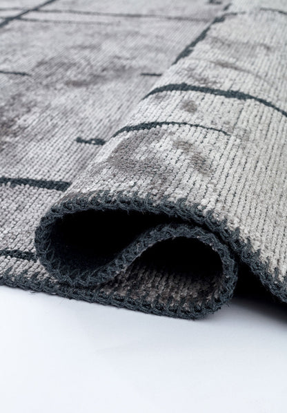 Mark Black - Light Grey Rug