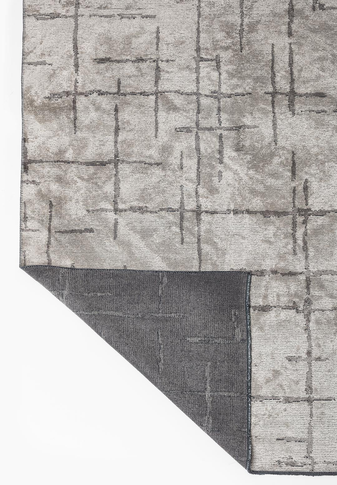 Mark Dark Grey - Cream Rug
