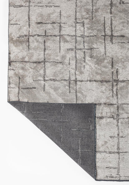 Mark Dark Grey - Cream Rug