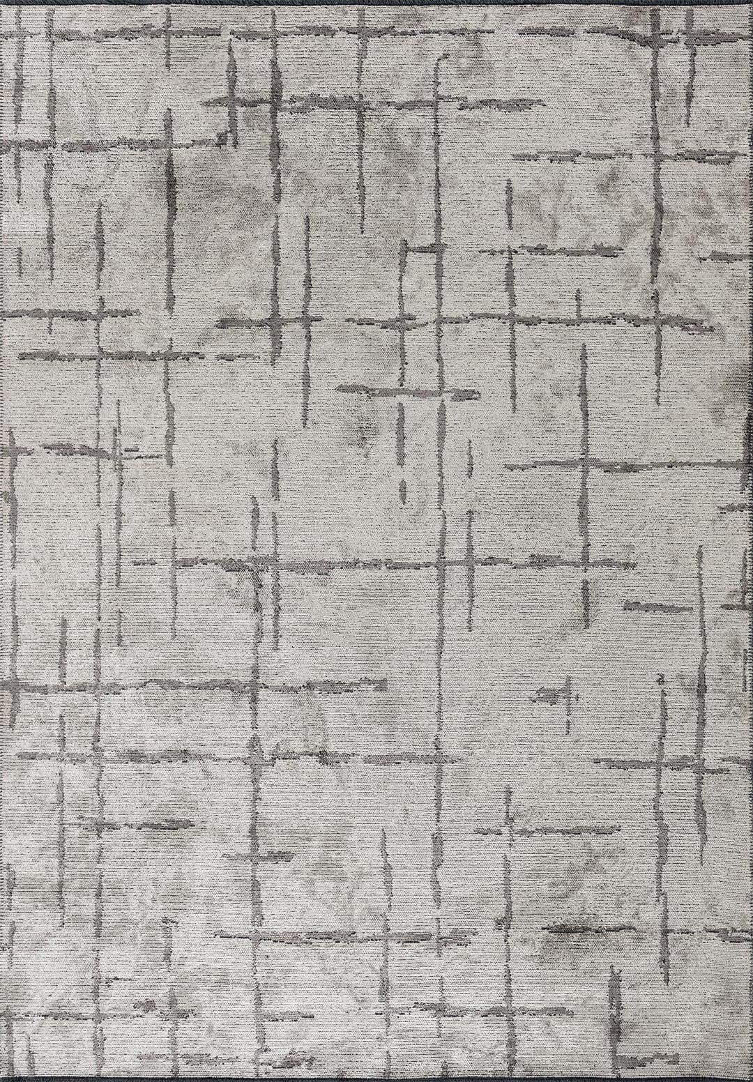 Mark Dark Grey - Cream Rug