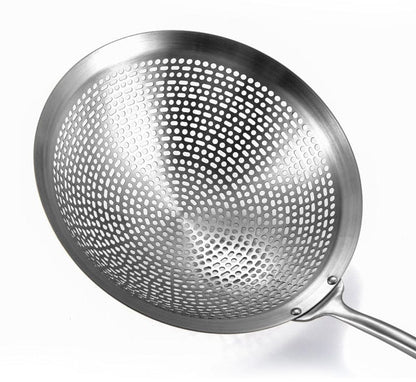 304 Stainless Steel Skimmer Strainer Colander