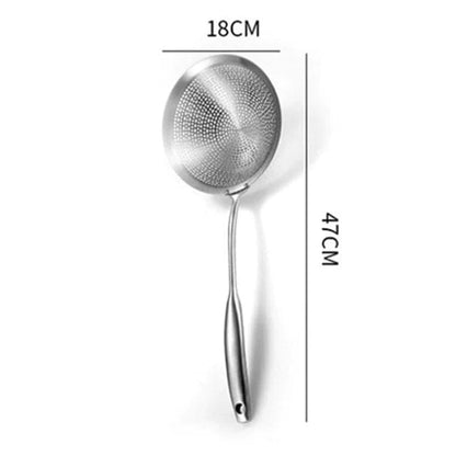 304 Stainless Steel Skimmer Strainer Colander