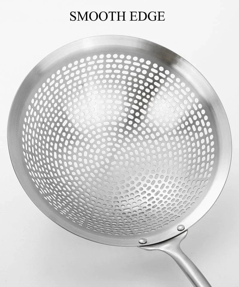 304 Stainless Steel Skimmer Strainer Colander