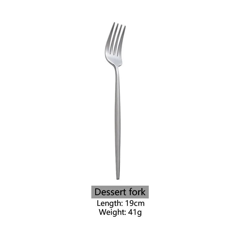 Stainless Steel Knife, Fork and Spoon Tableware